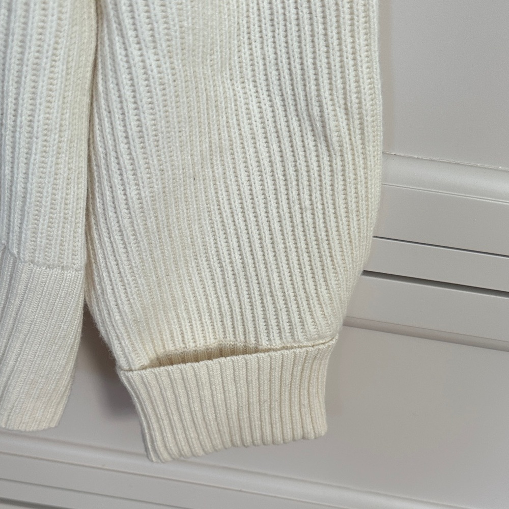 BNWT BLDWN Cream Cardigan with Black Trim - Picture 4 of 6